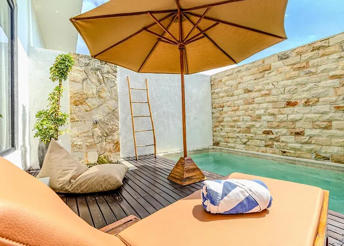 Modern 2br Imola With Private Pool, Fitness-corner And Jungle View In Canggu -bali Appartement