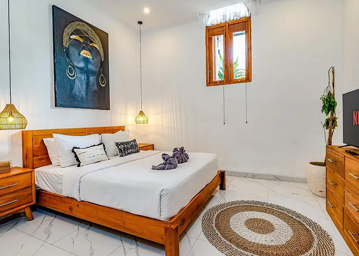 Modern 2br Imola With Private Pool, Fitness-corner And Jungle View In Canggu -bali * Kerobokan