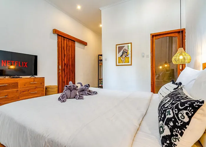 Modern 2br Imola With Private Pool, Fitness-corner And Jungle View In Canggu -bali Appartement