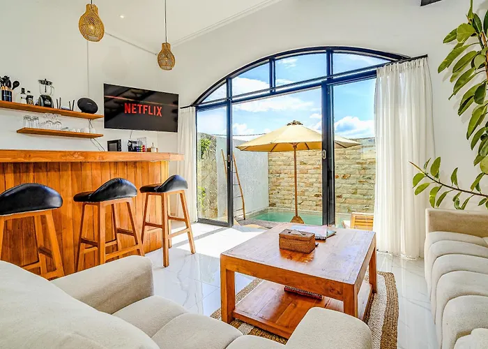 Modern 2br Imola With Private Pool, Fitness-corner And Jungle View In Canggu -bali * Kerobokan