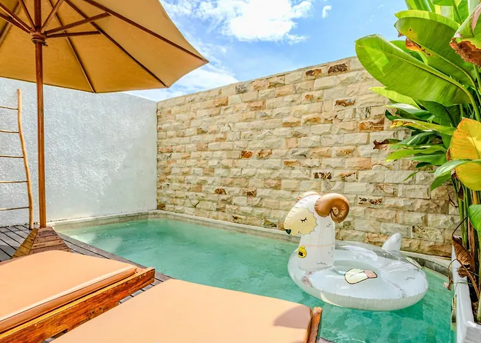 Modern 2br Imola With Private Pool, Fitness-corner And Jungle View In Canggu -bali
