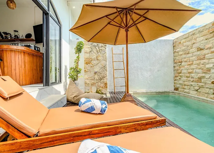 Modern 2br Imola With Private Pool, Fitness-corner And Jungle View In Canggu -bali Appartement Kerobokan