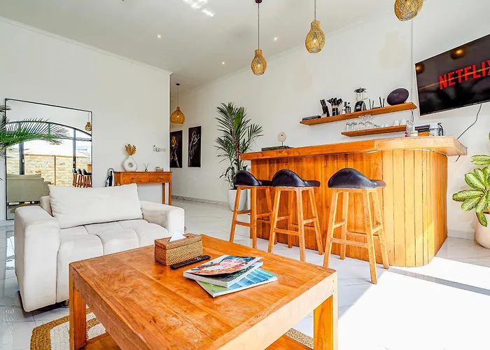 Modern 2br Imola With Private Pool, Fitness-corner And Jungle View In Canggu -bali Appartement