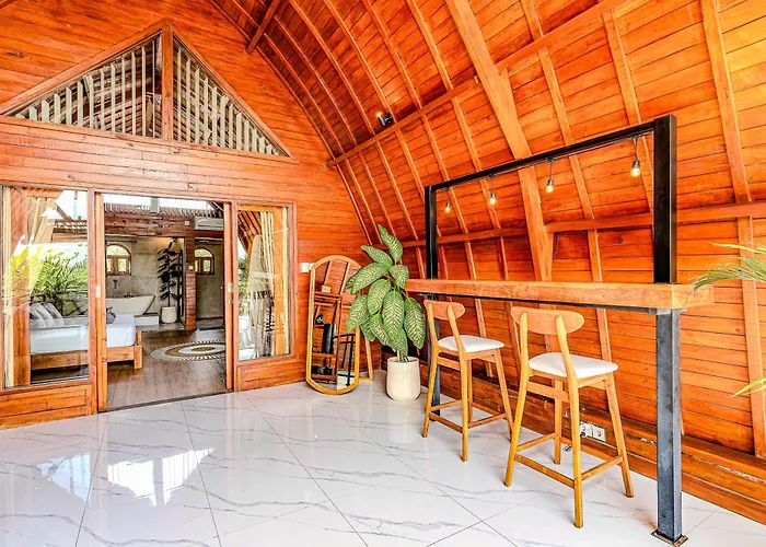 Modern 2br Imola With Private Pool, Fitness-corner And Jungle View In Canggu -bali Appartement *