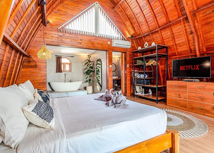 Modern 2br Imola With Private Pool, Fitness-corner And Jungle View In Canggu -bali *