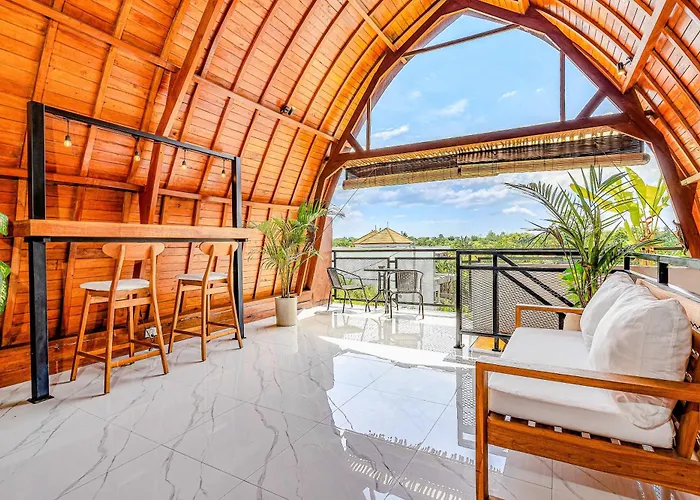 Modern 2br Imola With Private Pool, Fitness-corner And Jungle View In Canggu -bali Appartement