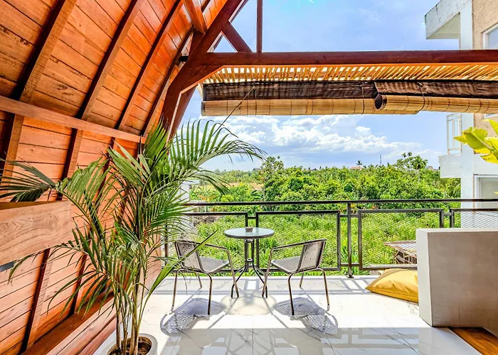 Appartement Modern 2br Imola With Private Pool, Fitness-corner And Jungle View In Canggu -bali