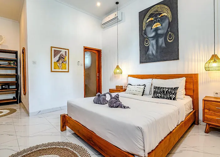 Modern 2br Imola With Private Pool, Fitness-corner And Jungle View In Canggu -bali